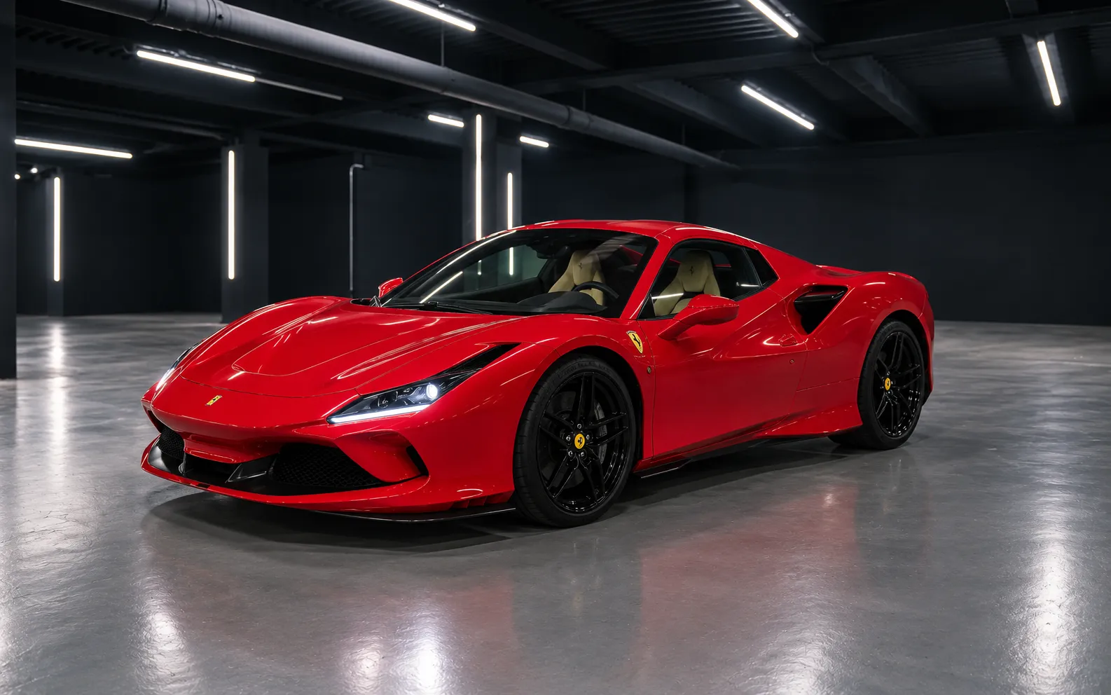 Noleggio Ferrari F8 Spider 2021 Rosso Corsa a Taormina | Rial Rent