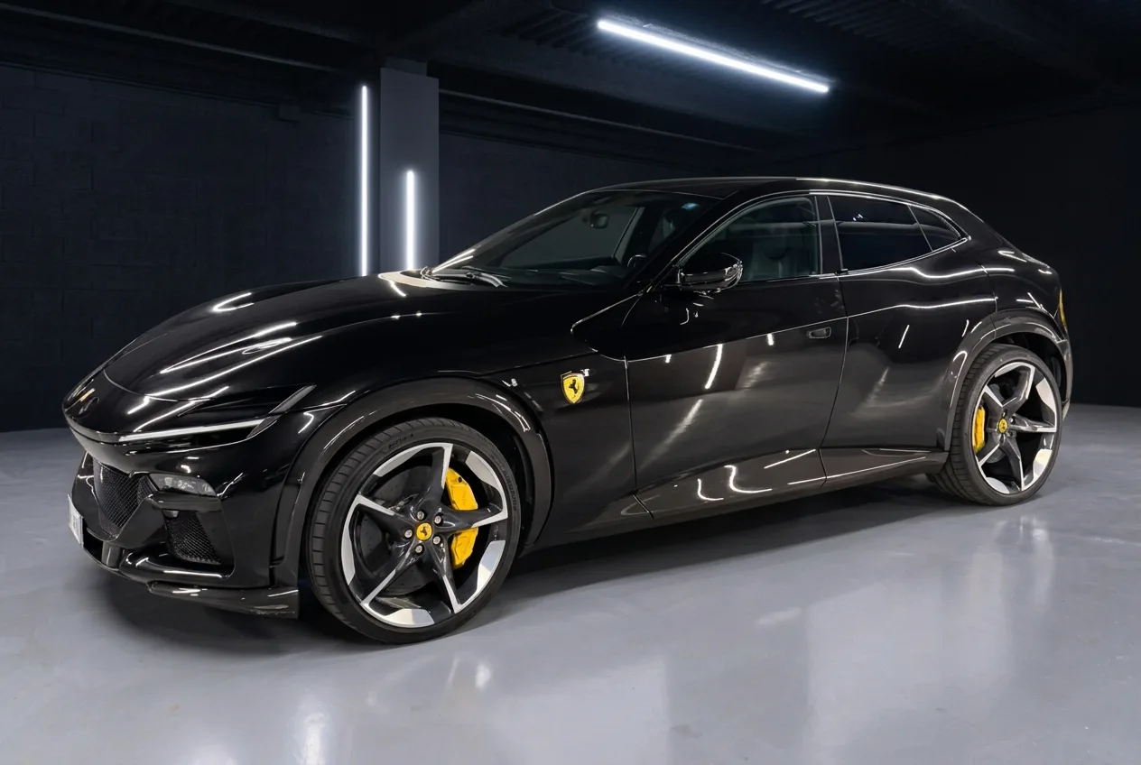 Noleggio Ferrari Purosangue 2024 Nero | Rial Rent