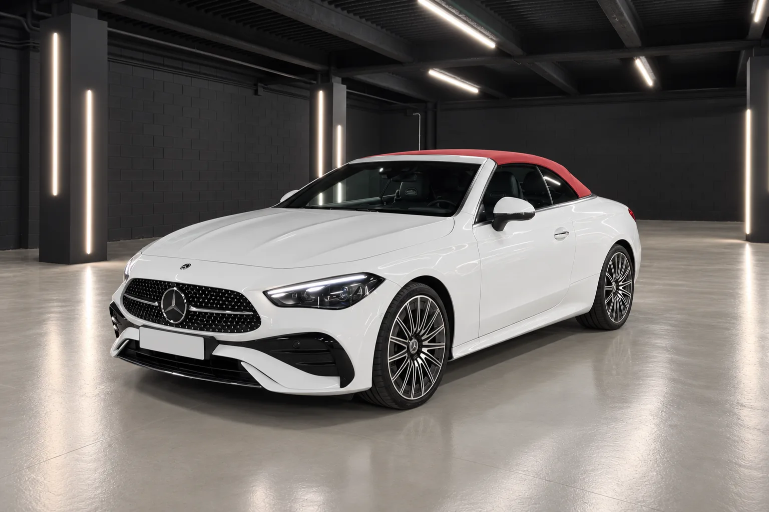 Noleggio Mercedes CLE 220d Cabrio Bianco a Taormina | Rial Rent